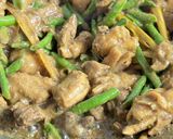 Gambar langkah 9 resipi Rendang Kacang Panjang & Hati Pedal Ayam.