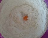 A picture of step 2 of Turkish Borek rolls (granny's version).