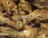 A picture of step 6 of Tawa chicken drumsticks.