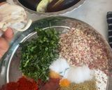 A picture of step 5 of Mini Kathiyawadi Meal- Bharela (Ravaya)Ringana- Bateta nu Shaak-Fulka Rotli😋.