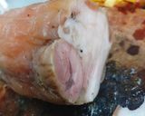 Hình bước làm 5 của món Chả cốm xanh làm với chả cá thác lác