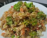 Foto del paso 8 de la receta: Falso arroz de coliflor tipo yakimeshi a mi manera🍚🥡🍱