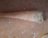 A picture of step 3 of Cone Samosy.