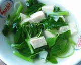 Foto langkah ke 5 dari resep Sayur Bening Bayam & Tahu (Diet Friendly).