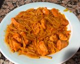 Foto del paso 5 de la receta: Pollo con fideos