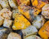 Foto del paso 3 de la receta: COLITA DE CUADRIL AL HORNO CON PAPAS, BATATAS, ZAPALLO Y VERDURAS 🥩🥔🍠🎃🧅🫑🍆