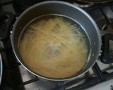 A picture of step 1 of Pasta with Sautéed Vegetables.