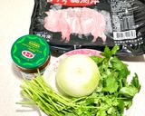 Korean Kimchi Pork Salad 韓式泡菜涼拌豬肉沙拉的食譜步驟1照片