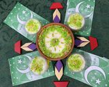 A picture of step 2 of Coconut kheer.
