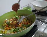 મન્ચુરિયન વિથ નુડલ્સ (fried & steam) રેસીપી પગલું 5ફોટો