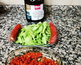 Foto del paso 1 de la receta: Fréjoles con picadillo - o judías verdes, según lugar