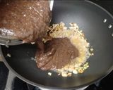 A picture of step 4 of Black rice dates halwa.