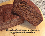 Foto del paso 9 de la receta: Bizcocho de plátanos y chocolate sin gluten en Amasadora