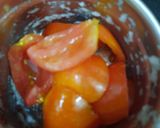 A picture of step 1 of Kadai paneer.