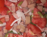 Foto del paso 8 de la receta: Huevos con chorizo / Omelette XL / Huevos revueltos 🍳