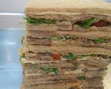 Foto del paso 5 de la receta: Sándwich de pollo y de carne exquisitos!