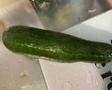 Une image de l'étape 6 de Poulet mariné grillé aux poivrons et courgette.