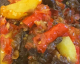 Foto langkah ke 9 dari resep Dendeng Balado Kentang.