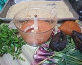 A picture of step 1 of Palm oil rice native jollof rice.