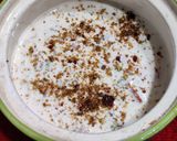 A picture of step 4 of Cheesey onion and tomato raita.