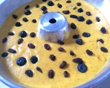 Foto langkah ke 2 dari resep Bolu Labu Kuning Blueberry & Kismis.