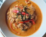 รูปขั้นตอนการทำที่ 3 ของ พะแนงหมู Keto