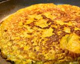 A picture of step 4 of Noodle Frittata with Pumpkin 🍜🎃🥚.