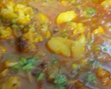 गोभी आलू  मटर  की सब्जी (Gobhi aloo matar ki sabzi recipe in Hindi) रेसिपी चरण 3 फोटो
