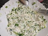 Fresh onions & Feta cheese pastry pockets
