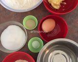 Foto langkah ke 1 dari resep Donat Tanpa Ulen Tanpa Kentang.