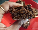 A picture of step 5 of Oats jaggery cake.