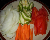 Foto del paso 1 de la receta: Salteado de verduras multicolor