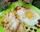 Foto langkah ke 5 dari resep Fried fried with chees&egg.