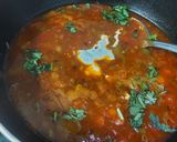 A picture of step 2 of Mexican Vegetable Soup with Nachos.