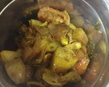 A picture of step 9 of Lauki kofta.