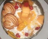A picture of step 6 of Mango treat😊.