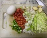 A picture of step 1 of Egg & Vegetable Fried Rice.
