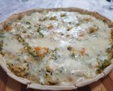 Foto del paso 5 de la receta: Tarta de brócoli, zapallo y quesos!