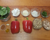 Foto del paso 1 de la receta: Pimientos rellenos vegetarianos en air fryer