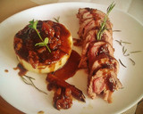 Foto del paso 10 de la receta: Solomillo de cerdo con puré de patatas y mermelada de frutos secos