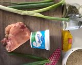 Foto del paso 1 de la receta: Pollo al verdeo y mostaza con arroz