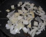 A picture of step 2 of King rice/Shah pilaf شاه پلو.