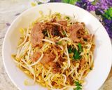 Hình bước làm 4 của món Thịt bò xào giá
