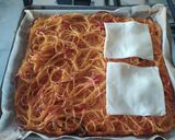 Foto del passaggio 3 della ricetta Frittata di spaghetti