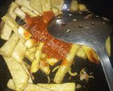 A picture of step 3 of Spicy fried yam.