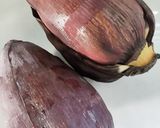 Gambar langkah 1 resipi Jantung Pisang Masak Lemak Cili Padi.