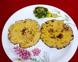 A picture of step 5 of Makki ki Roti.