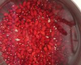 A picture of step 1 of Rajma rice with papad and onion salad.