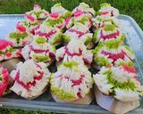 Foto langkah ke 10 dari resep Bikang Mawar Mini.