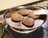 A picture of step 5 of Millet Dark Chocolate Pancakes.